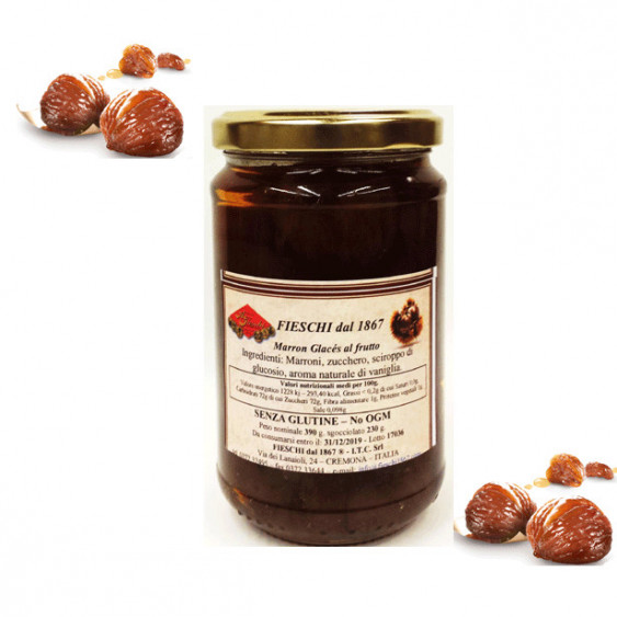 Marron Glacés al frutto - 390 gr.