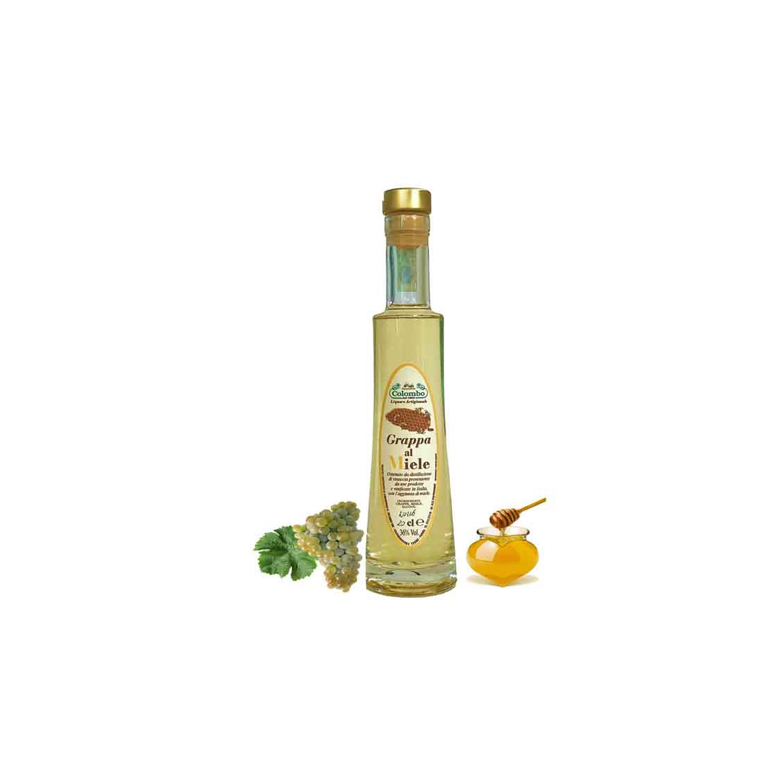 Grappa al miele  COLOMBO - 50 cl