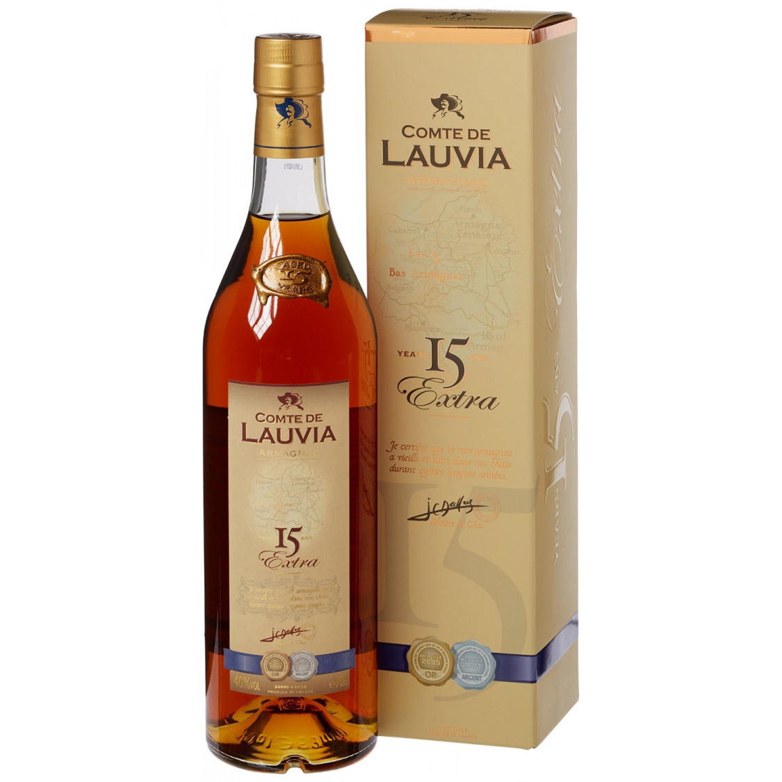 ARMAGNAC Comte de Lauvia 15 ans